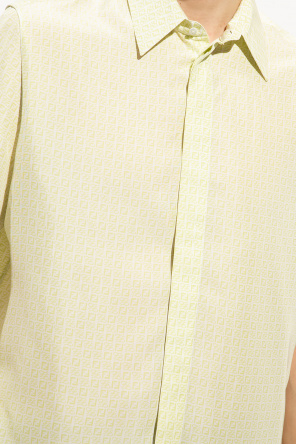 Fendi Monogrammed silk shirt