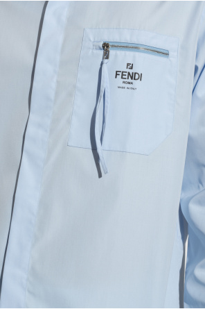 Fendi Fendi Pre-Owned contrast trim short shorts Orange