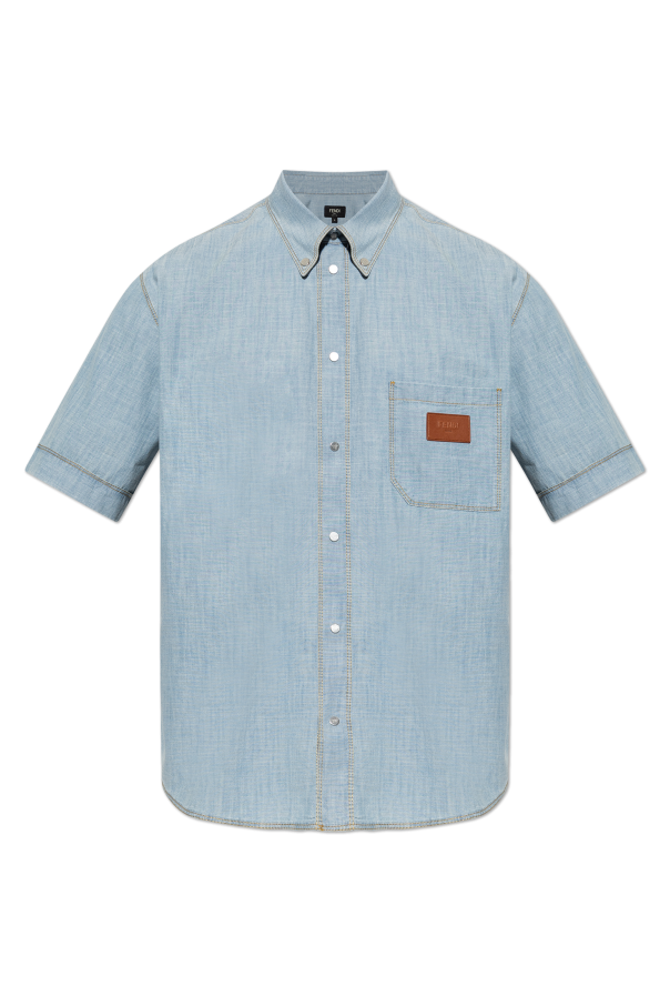 Fendi Denim short-sleeve shirt