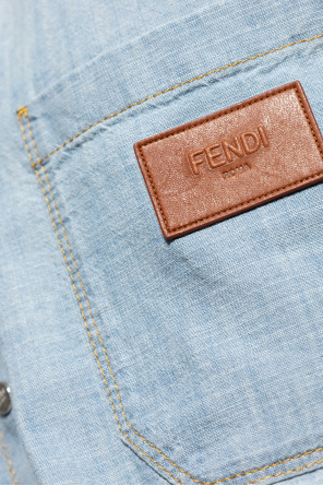 Fendi Denim short-sleeve shirt