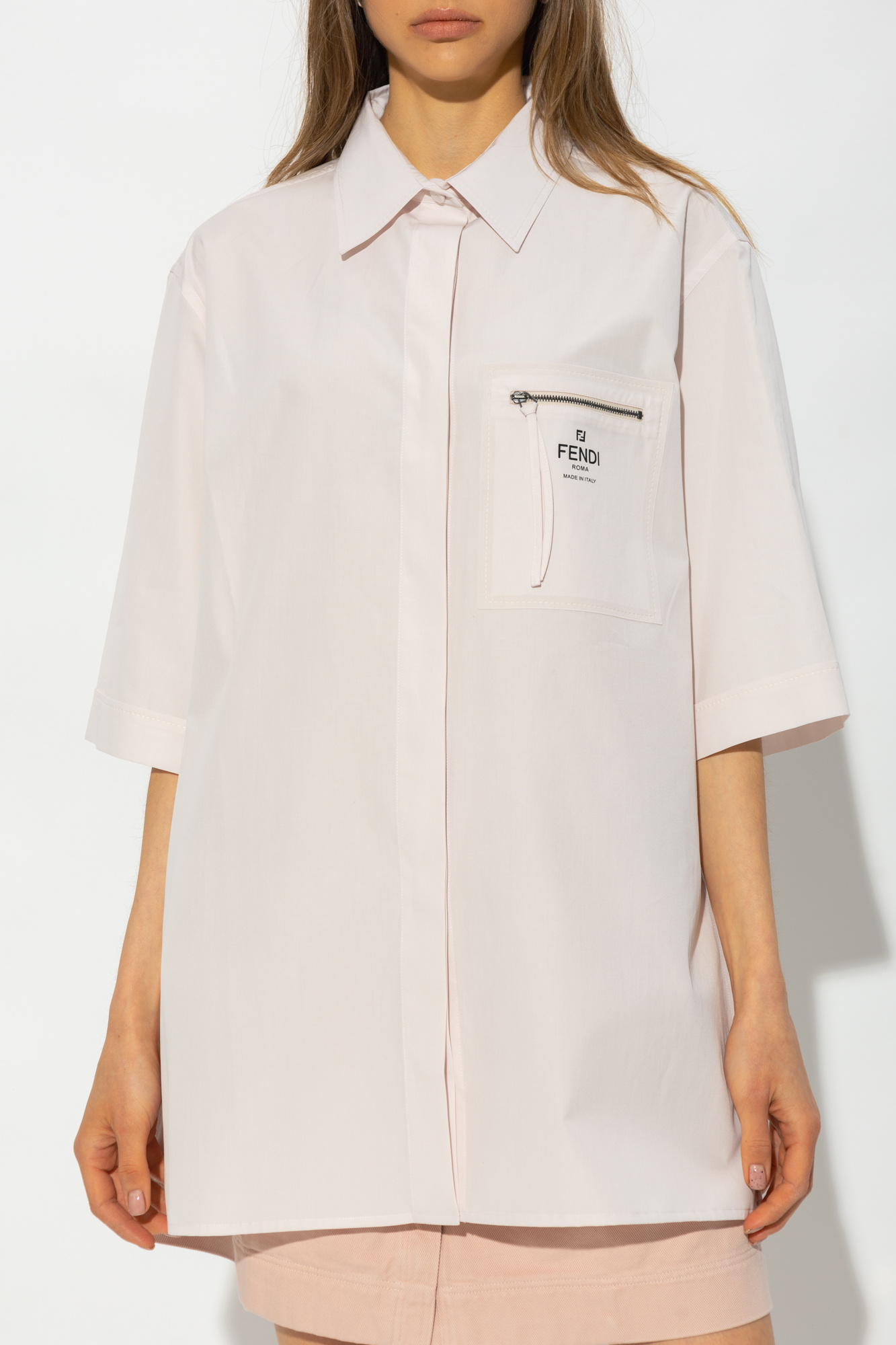 Fendi Oversize cotton shirt