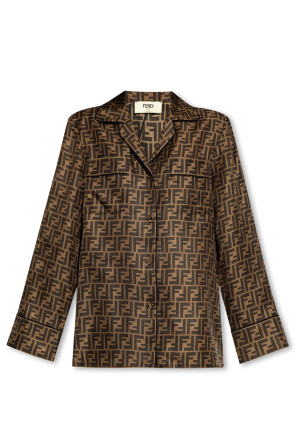 patterned jacket fendi jacket