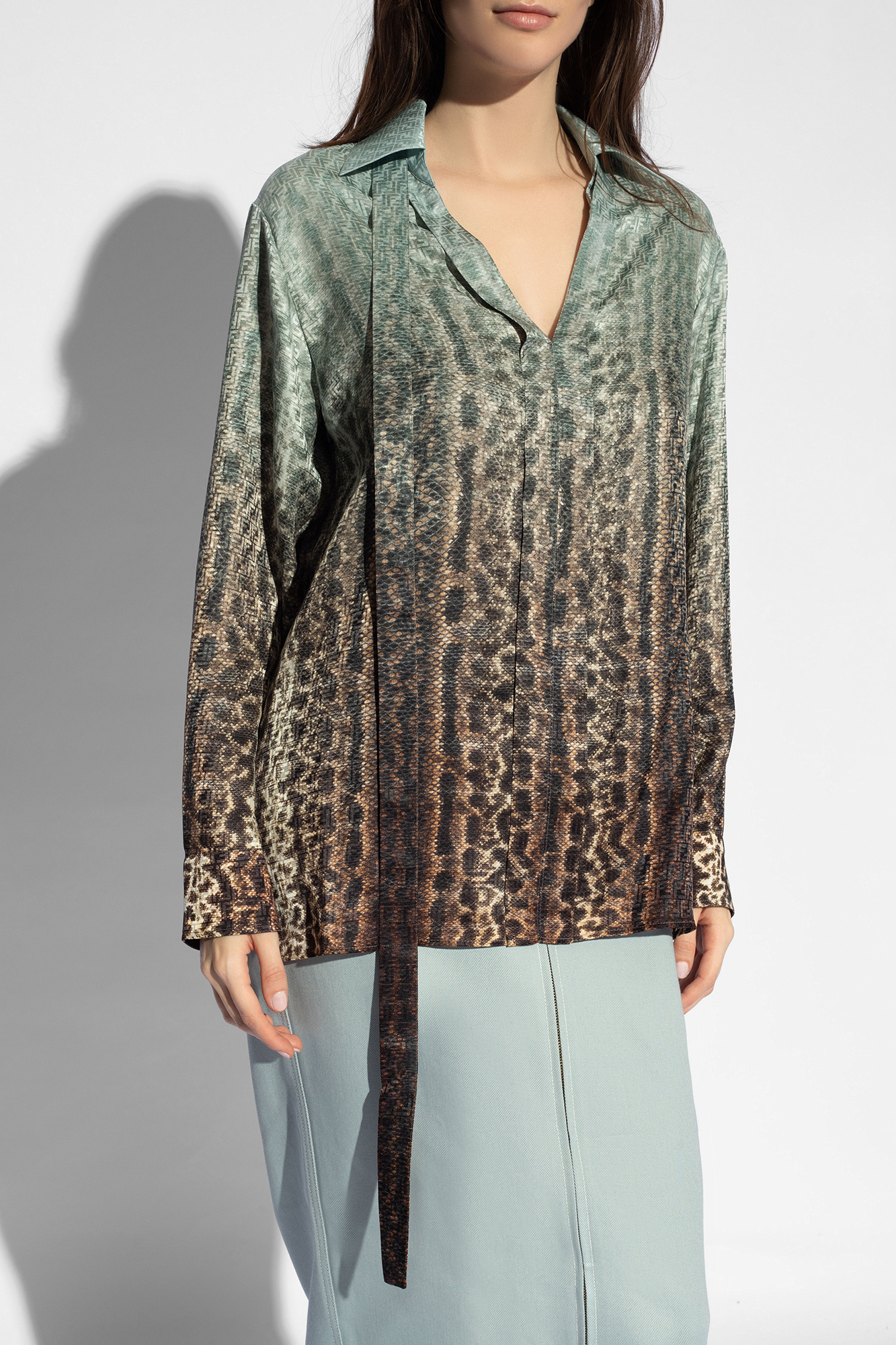 Fendi Silk shirt with monogram