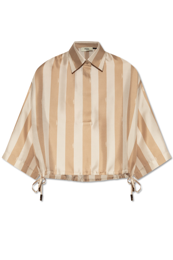 Fendi Striped pattern top