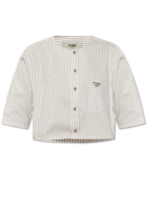 Shirt with stripe pattern od Fendi