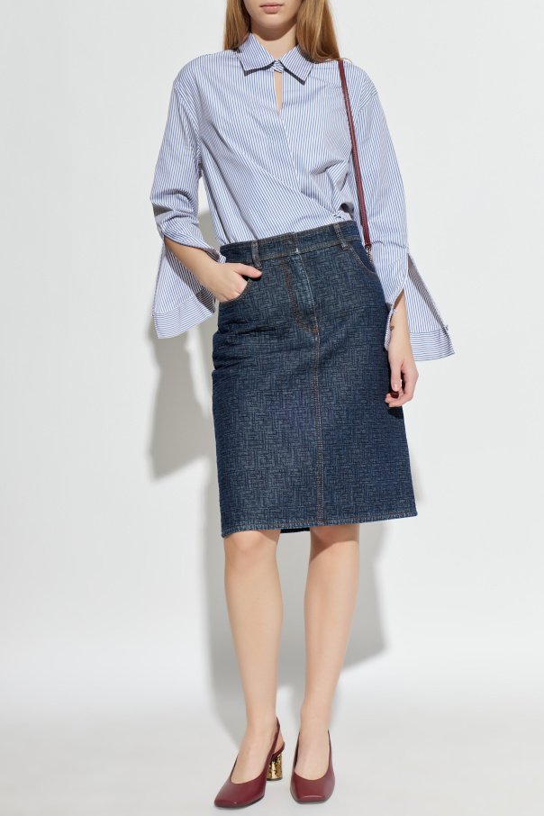 Fendi Hemd mit Streifenmuster