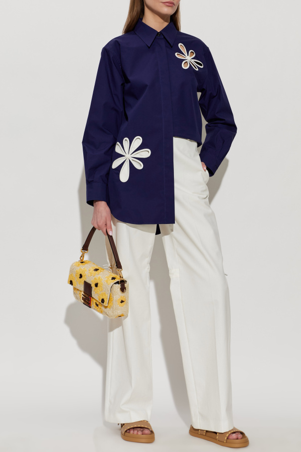 Fendi Camisa con motivo floral