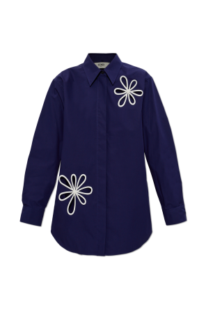 Camisa con motivo floral