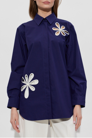 Fendi Camisa con motivo floral