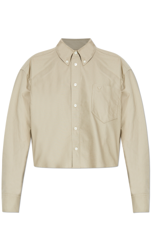 Oversized cropped shirt