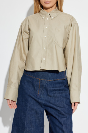 Ami Alexandre Mattiussi Oversized cropped shirt