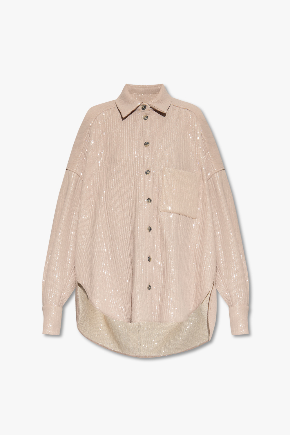 The Mannei ‘Bilbao’ sequinned Shorts shirt