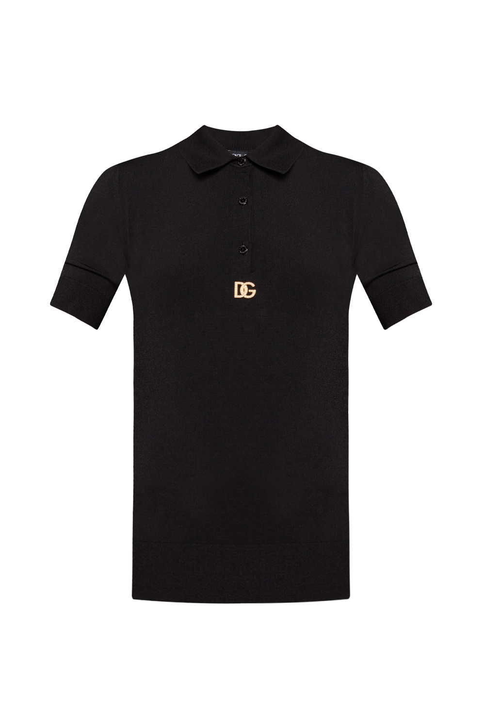 Black Polo shirt with logo Dolce & Gabbana - Vitkac KR