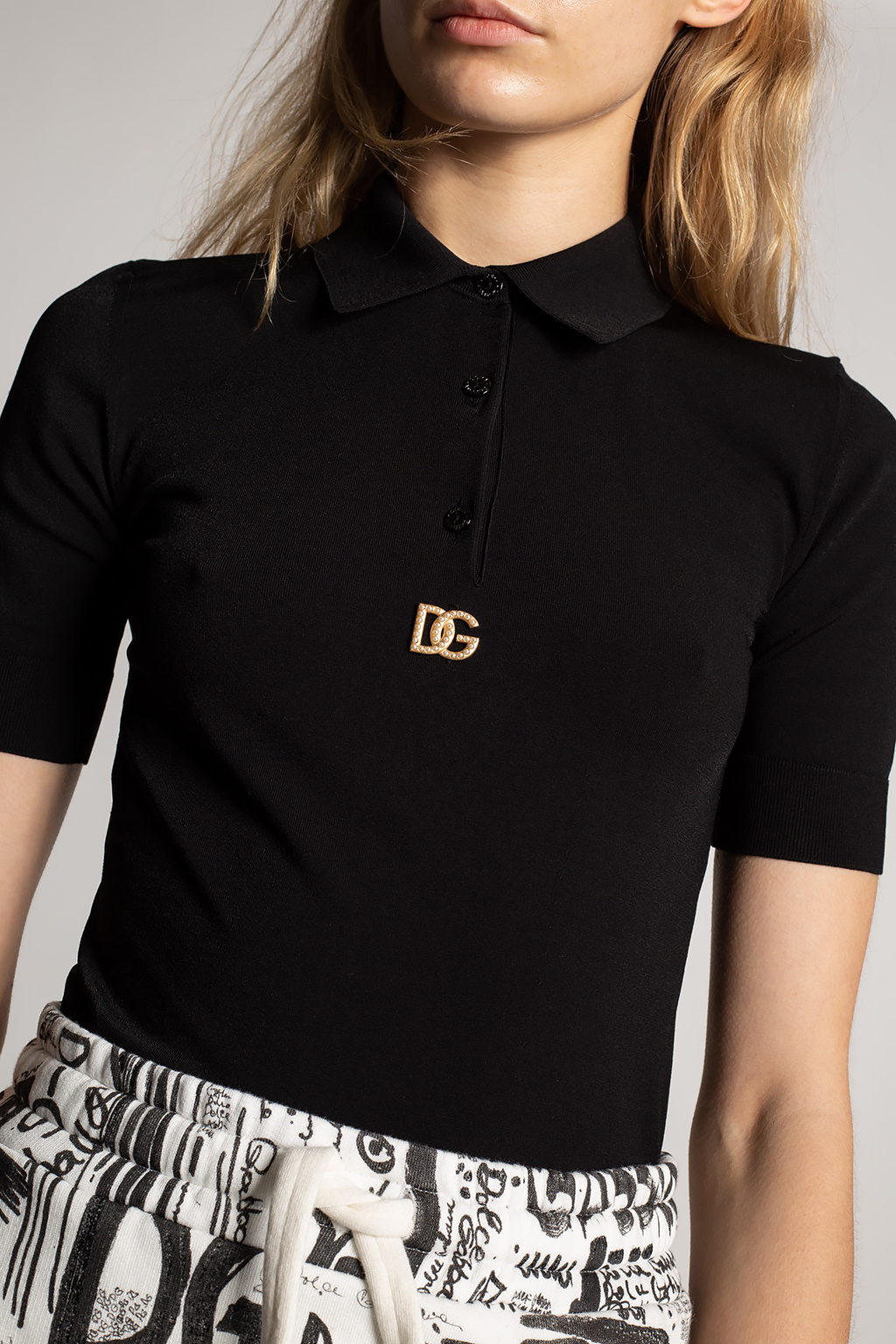 Dolce & Gabbana Polo shirt with logo | Women's Clothing | Vitkac