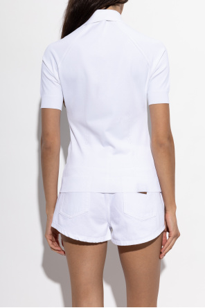 Dolce & Gabbana Polo with crystal buttons