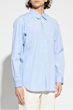 Comme des Garçons Shirt Camisa com padrão às riscas
