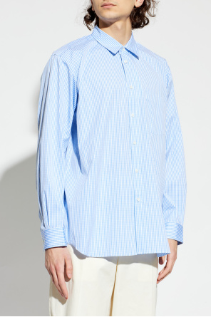 Comme des Garçons Shirt Camisa com padrão aos quadrados