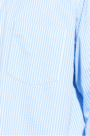Comme des Garçons Shirt Camisa com padrão aos quadrados