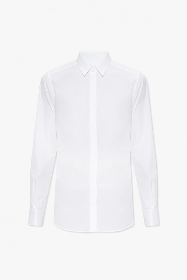 dolce forever & Gabbana logo-embossed boots Fitted shirt