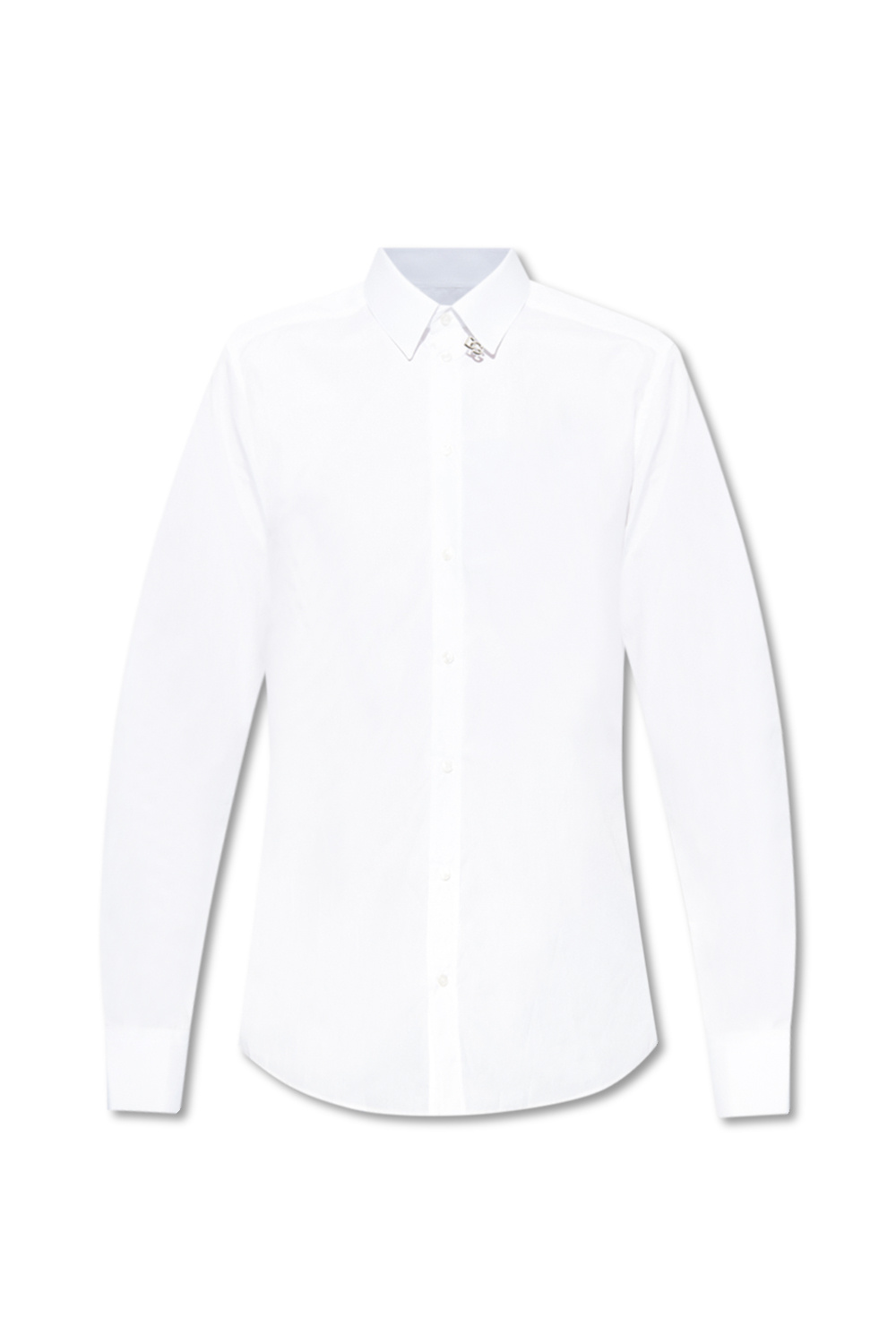 Dolce & Gabbana satin trim dinner suit Shirt with logo
