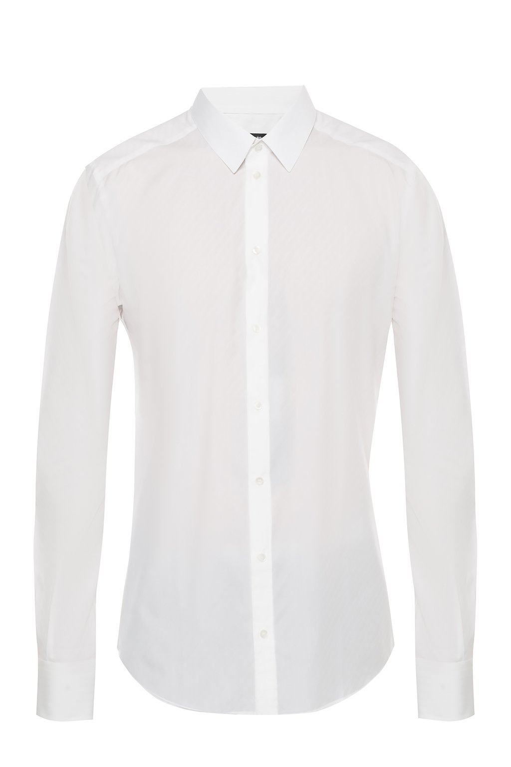 DOLCE & GABBANA floral-print stretch-silk shirt Embroidered shirt