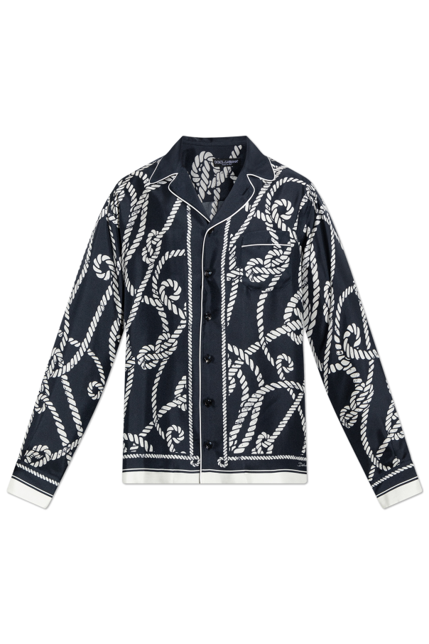 Silk shirt with 