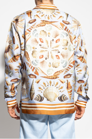 Dolce & Gabbana Camisa de seda con motivo de conchas