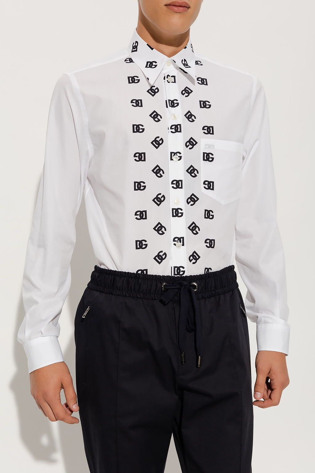 White Shirt with logo Dolce & Gabbana - Vitkac Italy