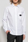 Dolce & Gabbana WHITE Logo-patched shirt