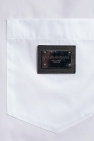 Dolce & Gabbana WHITE Logo-patched shirt