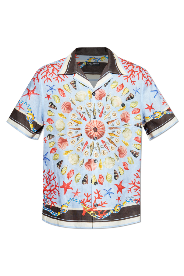 Shirt with a shell motif od Dolce & Gabbana