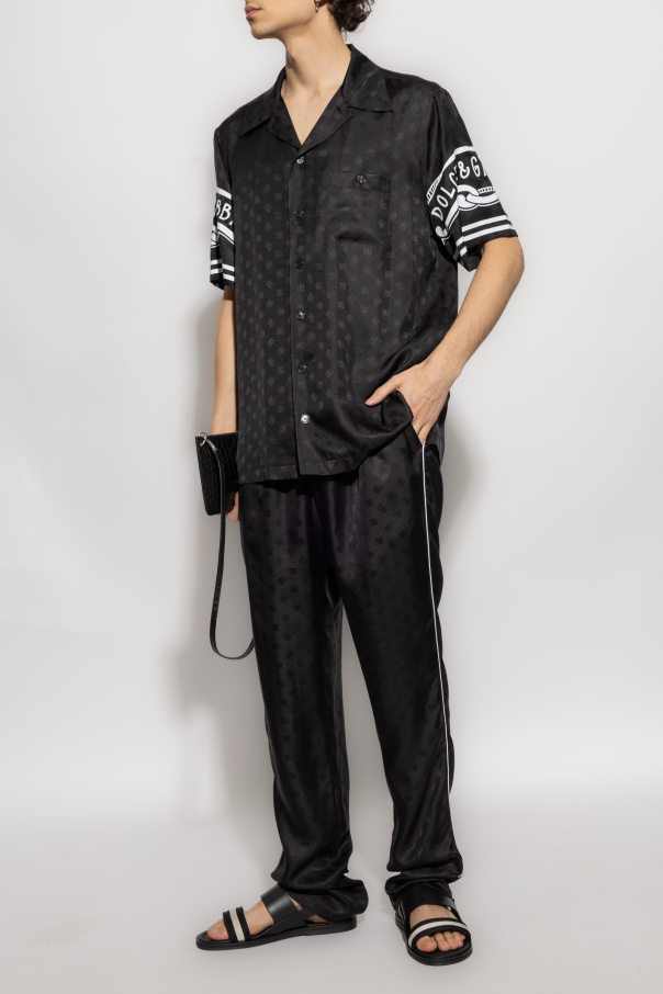 Dolce & Gabbana Seidenhemd mit Tasche