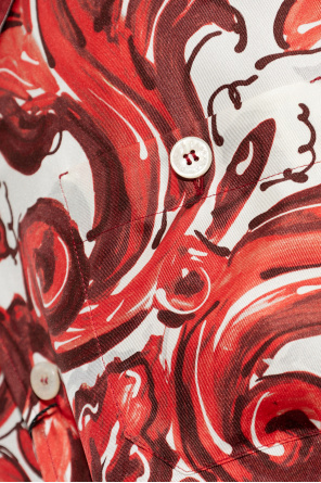 Dolce & Gabbana Silk shirt with "Majolica" print