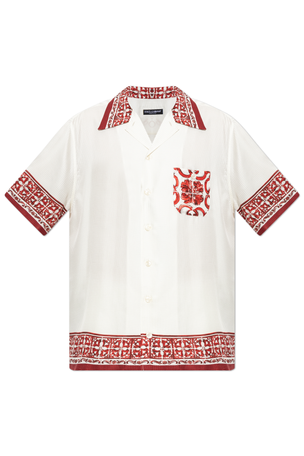Silk shirt with 
