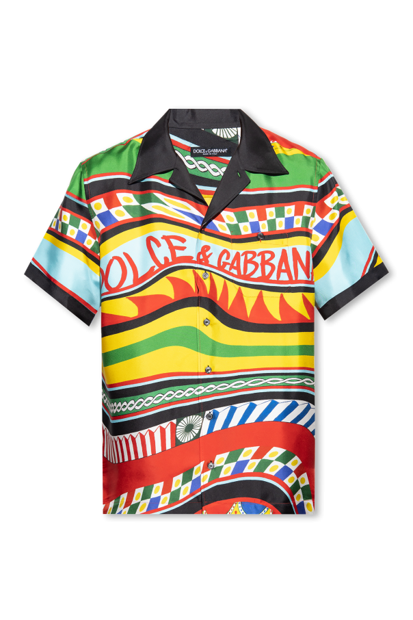 Dolce & Gabbana Koszula ze wzorem ‘Carretto’