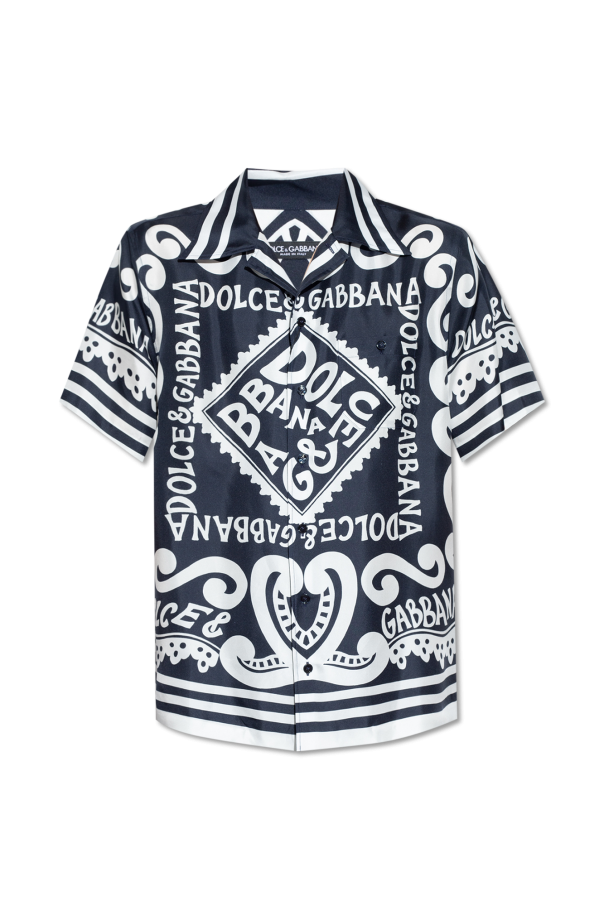 Dolce & Gabbana Gesteppte High-Top-Sneakers od Dolce & Gabbana Kids graphic-print skirt