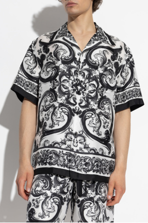Dolce & Gabbana Silk short-sleeve shirt