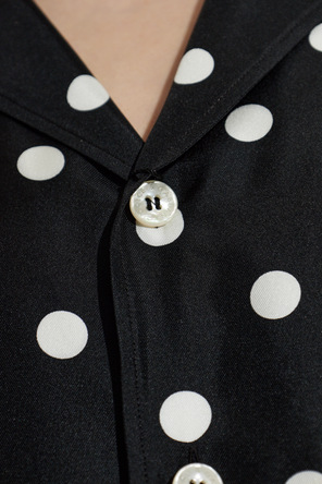 Dolce & Gabbana Camisa de seda con lunares