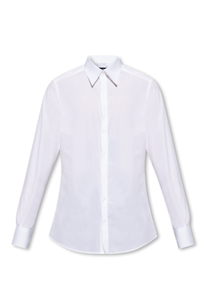 DOLCE & GABBANA RIBBED TOP WITH LONG SLEEVES