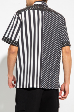 Dolce & Gabbana plaid-check patchwork coat Patterned shirt