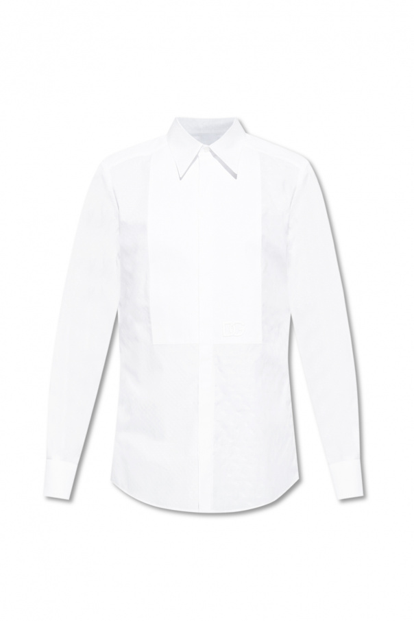 Duża torba z tkaniny Dolce Gabbana Cotton shirt with logo