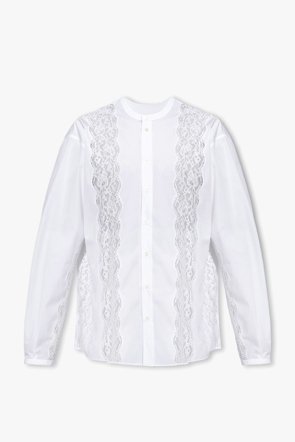 Куртка пуховик Schwarz dolce & gabbana original р Lace-trimmed shirt
