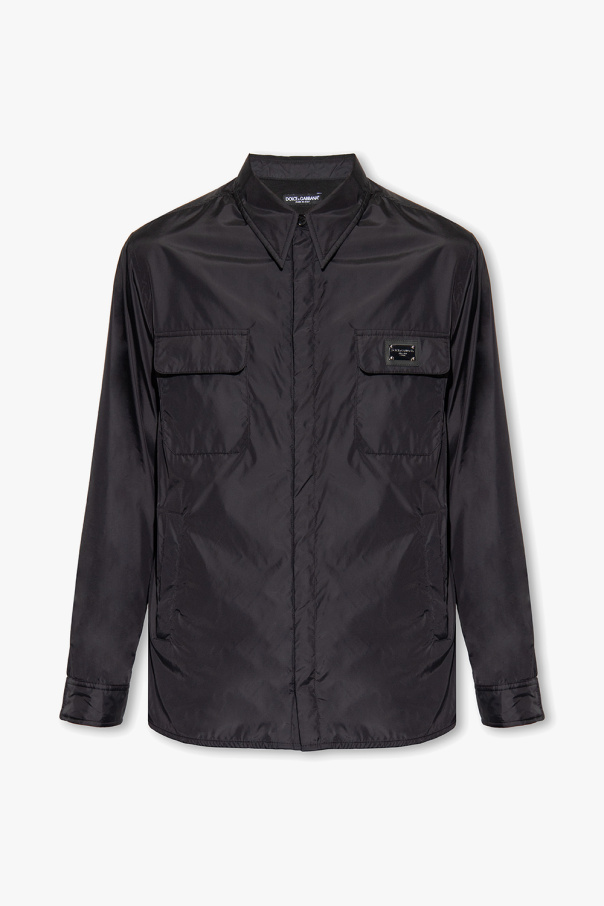 dolce silk-cashmere & Gabbana Shirt-style jacket