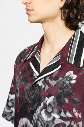 Dolce & Gabbana Silk shirt with floral motif