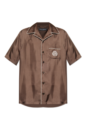 Silk shirt with pocket