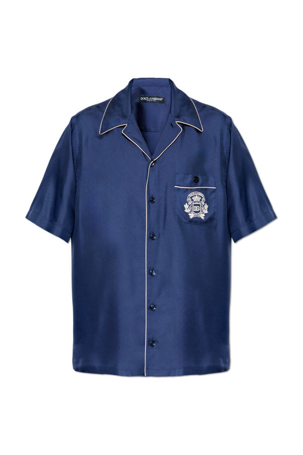 Dolce & Gabbana Silk shirt with pocket
