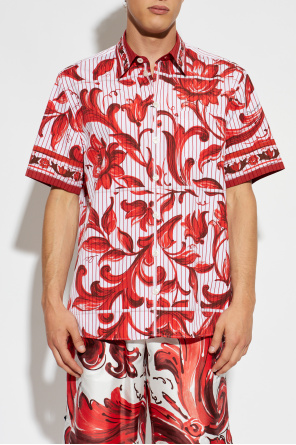 Dolce & Gabbana Shirt with "Majolica" print