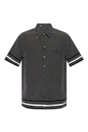 Shirt with short sleeves od DOLCE & GABBANA OPENWORK POLO SHIRT