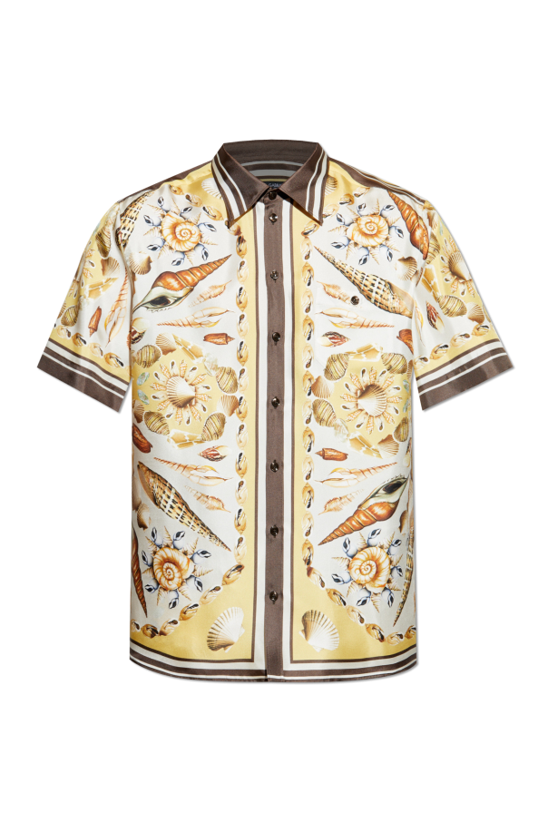 Silk shirt with shell motif od Dolce & Gabbana