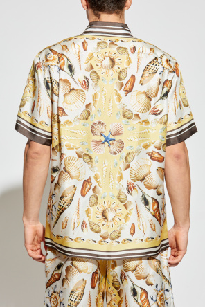 Dolce & Gabbana Camisa de seda con motivo de conchas